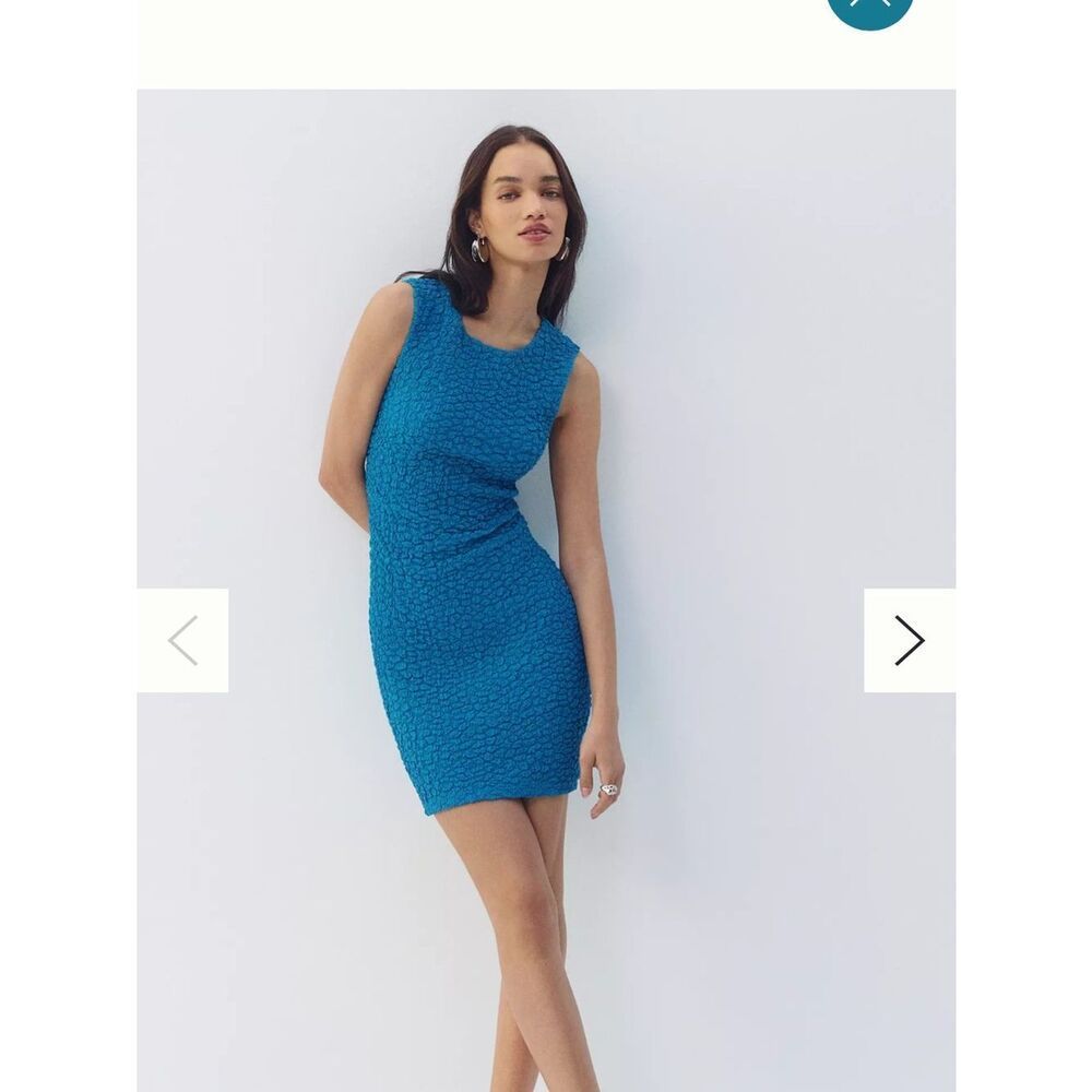Elegant Anthropologie Mini Textured Shift Dress Nwt!!